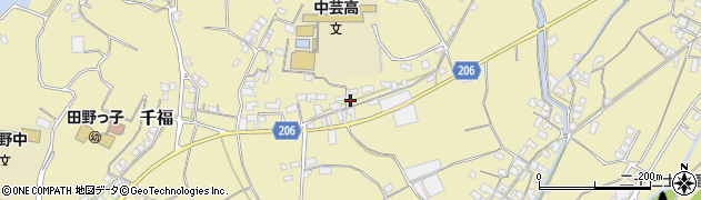 高知県安芸郡田野町1283周辺の地図