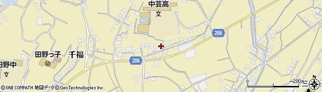 高知県安芸郡田野町1286周辺の地図