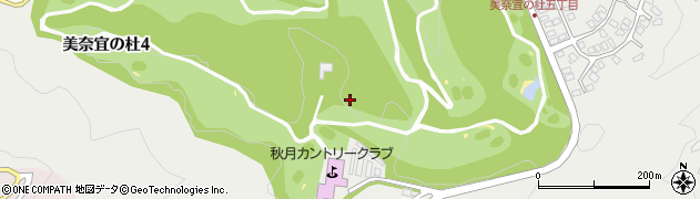 福岡県朝倉市美奈宜の杜周辺の地図