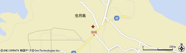 御崎簡易郵便局周辺の地図