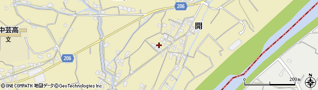 高知県安芸郡田野町290周辺の地図