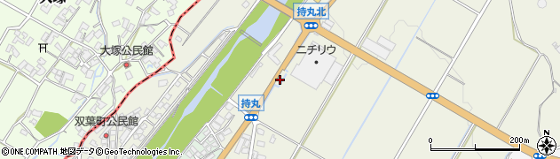 福岡県朝倉市持丸591周辺の地図