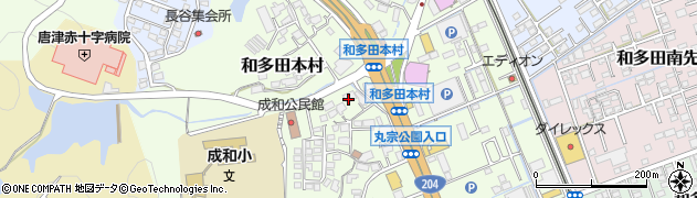 佐賀県唐津市和多田本村周辺の地図