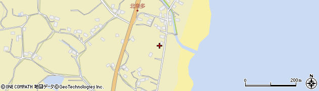 大分県杵築市奈多982周辺の地図