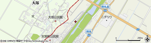 福岡県朝倉市持丸641周辺の地図