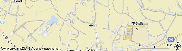 高知県安芸郡田野町1540周辺の地図