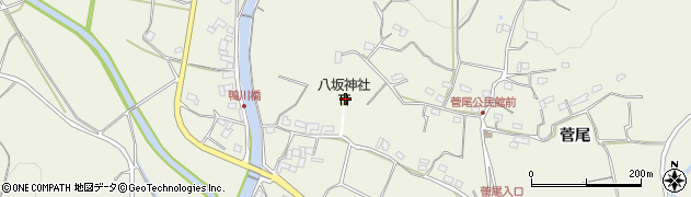 大分県杵築市鴨川1405周辺の地図