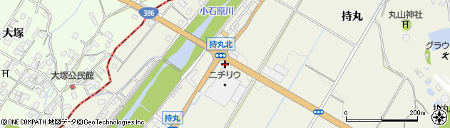 福岡県朝倉市持丸577周辺の地図