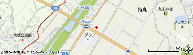 福岡県朝倉市持丸701周辺の地図