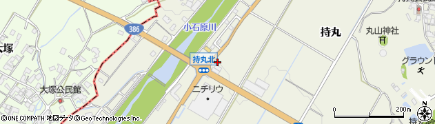 福岡県朝倉市持丸702周辺の地図