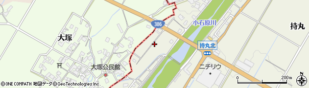 福岡県朝倉市持丸633周辺の地図