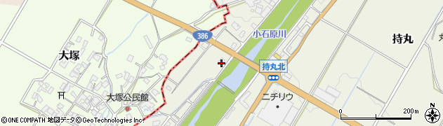福岡県朝倉市持丸643周辺の地図