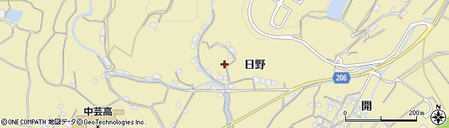 高知県安芸郡田野町404周辺の地図