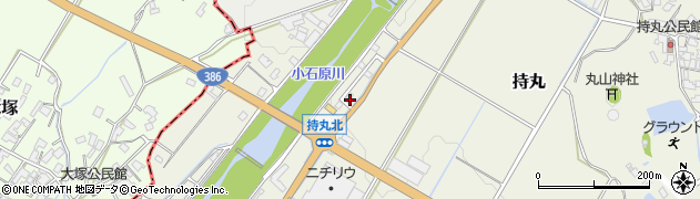 福岡県朝倉市持丸644周辺の地図