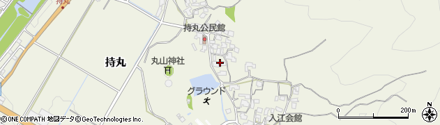 福岡県朝倉市持丸1017周辺の地図
