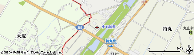 福岡県朝倉市持丸630周辺の地図
