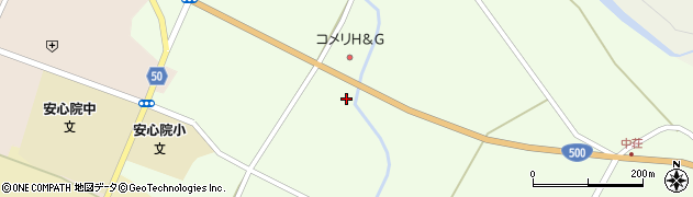 タイヤランド安心院周辺の地図