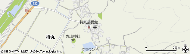 福岡県朝倉市持丸991周辺の地図