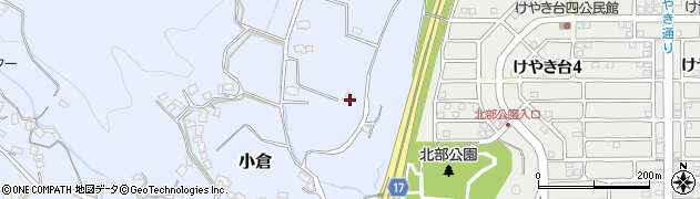 佐賀県三養基郡基山町小倉1400周辺の地図