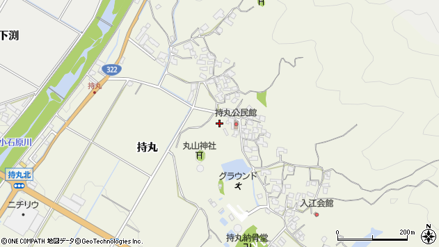 〒838-0015 福岡県朝倉市持丸の地図