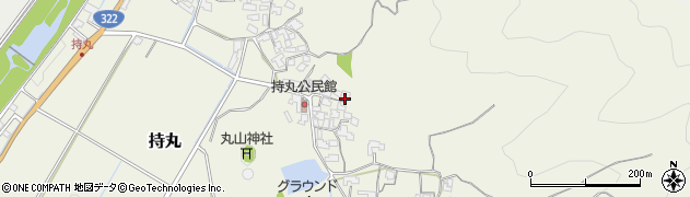 福岡県朝倉市持丸986周辺の地図