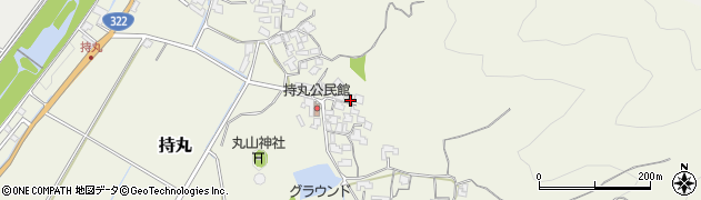 福岡県朝倉市持丸989周辺の地図