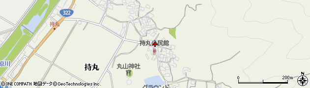福岡県朝倉市持丸958周辺の地図