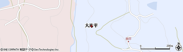 大分県杵築市大片平周辺の地図