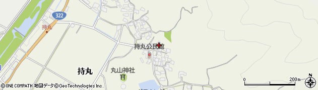 福岡県朝倉市持丸959周辺の地図