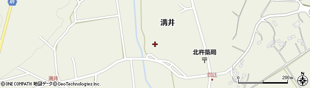 大分県杵築市溝井西溝井3218周辺の地図