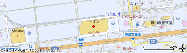 イオン唐津店周辺の地図