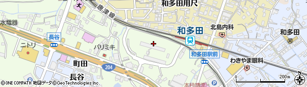 和多田ふれあい公園周辺の地図