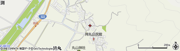 福岡県朝倉市持丸936周辺の地図