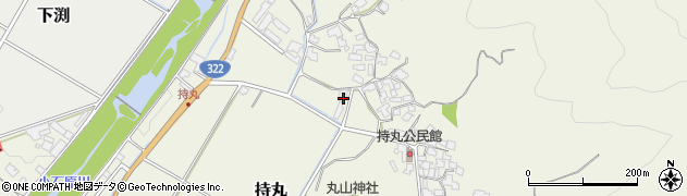 福岡県朝倉市持丸755周辺の地図