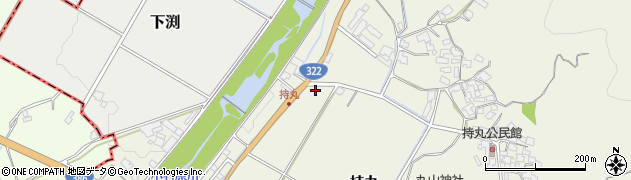 福岡県朝倉市持丸772周辺の地図