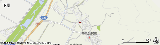 福岡県朝倉市持丸938周辺の地図