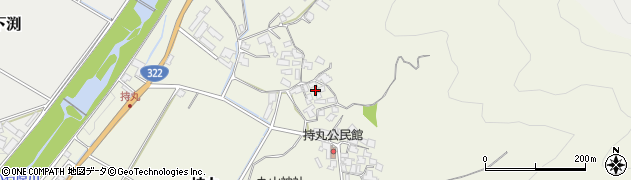 福岡県朝倉市持丸934周辺の地図