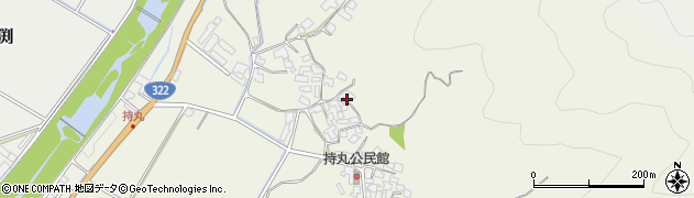 福岡県朝倉市持丸933周辺の地図