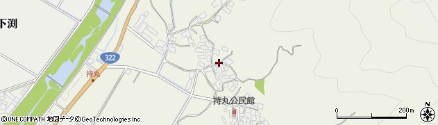 福岡県朝倉市持丸868周辺の地図