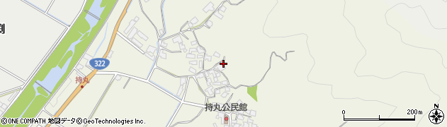 福岡県朝倉市持丸874周辺の地図