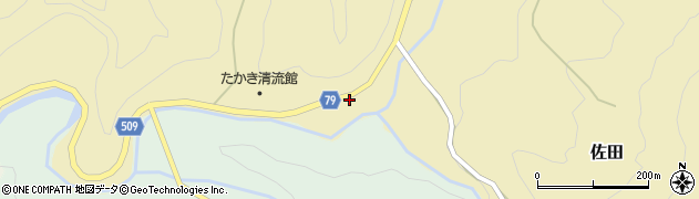 福岡県朝倉市地下周辺の地図