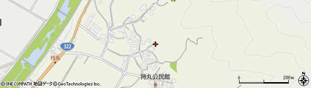 福岡県朝倉市持丸876周辺の地図