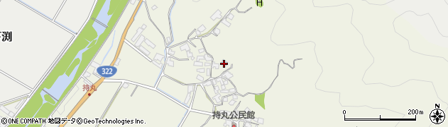 福岡県朝倉市持丸872周辺の地図