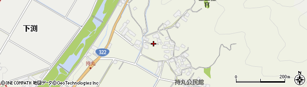 福岡県朝倉市持丸761周辺の地図