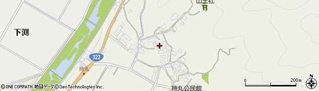 福岡県朝倉市持丸832周辺の地図