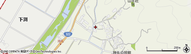 福岡県朝倉市持丸762周辺の地図