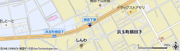 横田下東周辺の地図