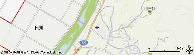 福岡県朝倉市持丸785周辺の地図