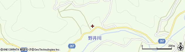愛媛県西予市城川町野井川600周辺の地図