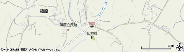 篠原周辺の地図